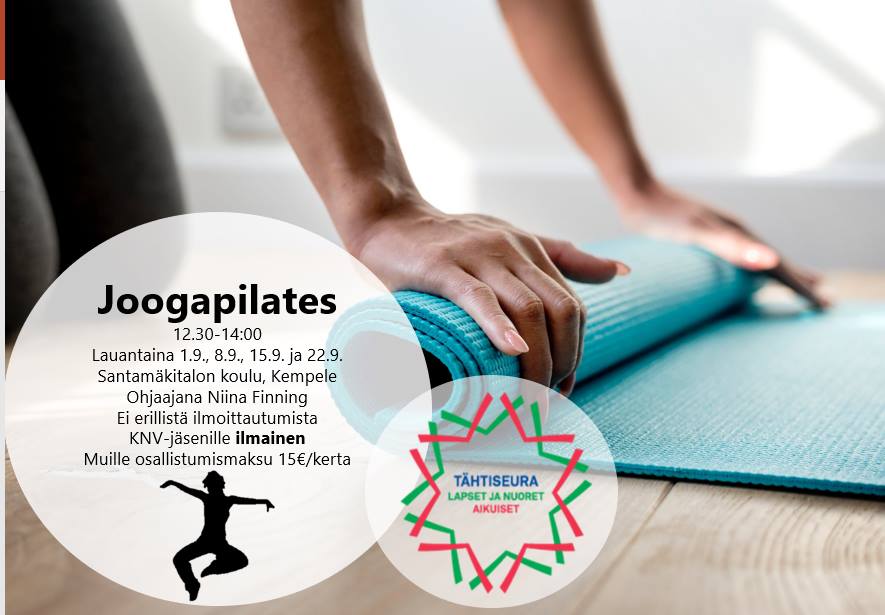 Joogapilatesta syyskuussa lauantaisin